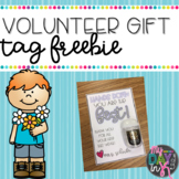 Volunteer Gift Tag Freebie