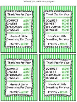 Thank You For Your Commit Mint Free Printable templates iesanfelipe