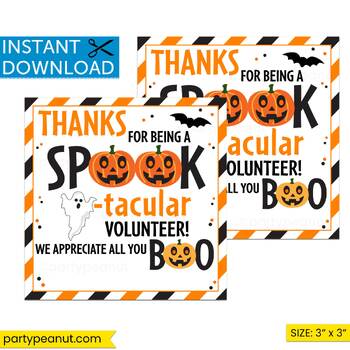 Thank You Gift Tags - Volunteer Appreciation