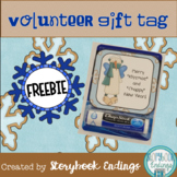Volunteer Holiday Gift Tag Freebie