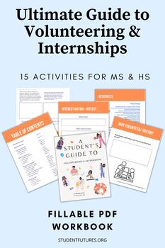 Preview of Volunteer/ Internship Guide for HS and MS Students