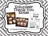 Volunteer Thank-You Gift Tags (Doodle Theme)