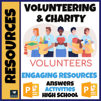 Preview of Volunteering + Charity Middle School (Helping Others & Social Action)