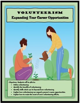 Preview of Volunteerism - Career Exploration - Career Readiness - Vocational