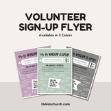 Volunteers Needed Flyer | Editable | Children's Ministry, 
