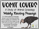 Vomit Lovers - Animal Grossology - Weekly Reading Passage 