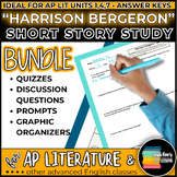 Harrison Bergeron | Vonnegut | Short Story Unit BUNDLE | H