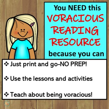 Voracious Reading lesson plans by Angel Honts-Learn and Teach by the Beach