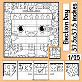 Vote Coloring Page Election Day Bulletin Board Activities 