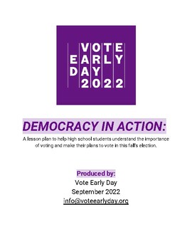 Preview of Vote Early Day: Democracy in Action!