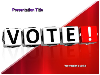 Preview of Vote Powerpoint Template