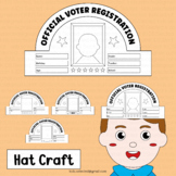 Voter Registration Cards Election Day Hat Craft Activities