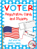 Voter Registration Cards and Stickers