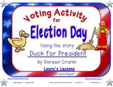 Voting Activity for Election Day Lesson using story Duck f