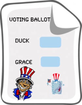 Preview of Voting Ballots for Grace and Duck