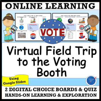 Preview of Voting Booth Virtual Field Trip Activity | Election Day Vote Polls