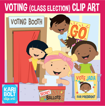 Preview of Voting (Class Election) Clip Art
