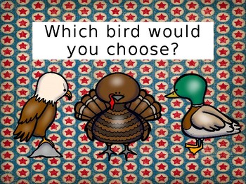 Preview of Voting Election for your favorite bird activity