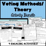 Voting Methods / Theory Practice Activities Bundle