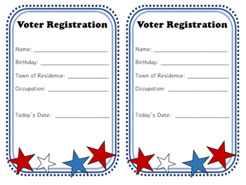 Voting Template For Classroom Elections By Ms Mac S Class Tpt
