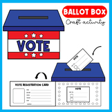 Voting and Election Day Craft - Ballot Box | Voter Registr