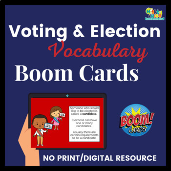 Preview of Voting and Election Vocabulary for Speech and Language Therapy