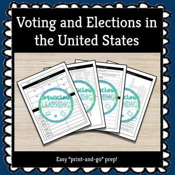 Preview of Voting and Elections in the United States Worksheet