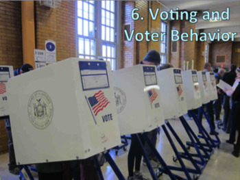 Preview of Voting and Voter Behavior (U.S. Government) Bundle with Video