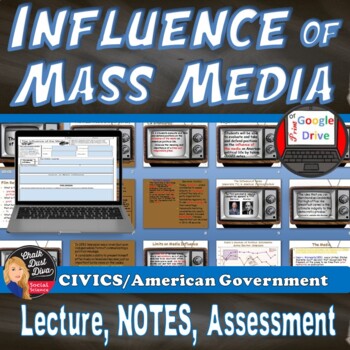 Preview of Influence of the MASS MEDIA on Politics Presentation | Print & Digital
