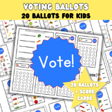 Printable Voting ballots for kids | Election practice | No