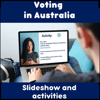 Preview of Voting in Australia Slideshow and Activities Editable