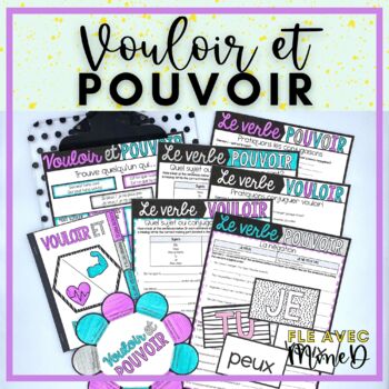 Preview of Vouloir and pouvoir for Novice French Learners - French Verbs Practice