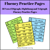 Vowel Digraph, Diphthong and Trigraph Phonics Fluency Prac