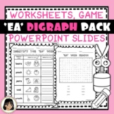 Vowel Digraph EA Worksheets, game and PPT Slides