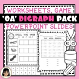Vowel Digraph OA Worksheets, game and PPT Slides
