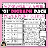 Vowel Digraph OI Worksheets, game and PPT Slides