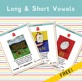 Long and Short Vowel Sounds Mini Posters