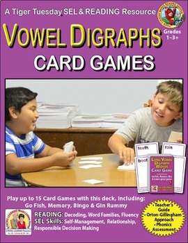 Preview of Vowel Digraphs SuperDeck Card Games