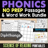 Vowel Diphthongs 2nd Grade Phonics Worksheets Review Reading Comprehension