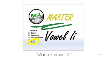 Preview of Vowel-Ii Read