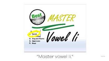 Preview of Vowel-Ii Speak