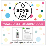 Vowel O Letter Sound Book