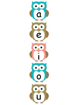 Preview of Vowel Owl