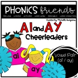 Vowel Pair ai ay Phonics Activities The A Team Cheerleader