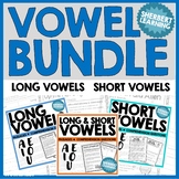 Vowel Practice BUNDLE - Short & Long vowel Passages & Comp