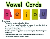 Vowel Practice Cards