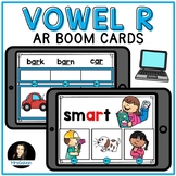 Vowel R AR Boom Cards for Digital Distance Learning with Audio