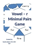 Vowel R minimal pairs game