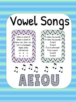 Preview of Vowel Songs