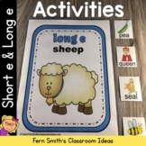 Short e and Long e Vowels Activities